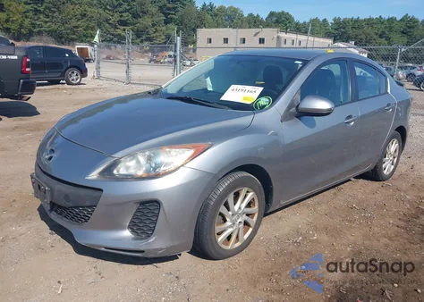 2012 Mazda 3 I Touring z USA, uszkodzony, nr VIN JM1BL1V84C1612494
